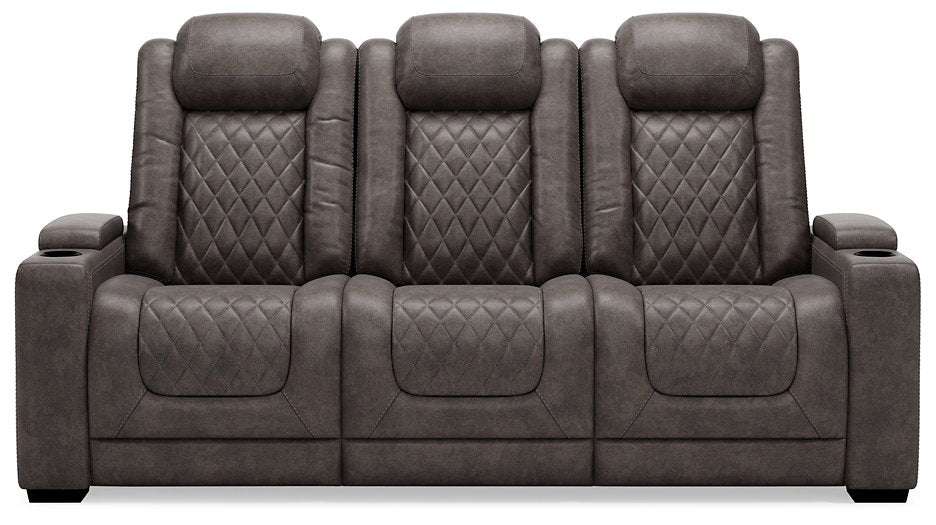 HyllMont Power Reclining Living Room Set - Half Price Furniture