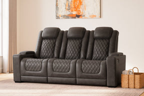 HyllMont Power Reclining Living Room Set - Half Price Furniture