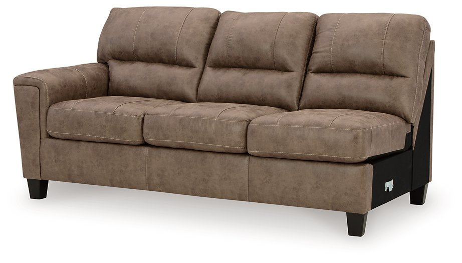 Navi 2-Piece Sectional Sofa Sleeper Chaise - Half Price Furniture