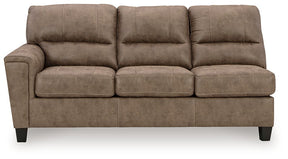 Navi 2-Piece Sectional Sofa Sleeper Chaise - Half Price Furniture