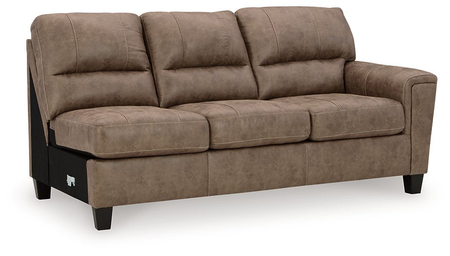 Navi 2-Piece Sectional Sofa Sleeper Chaise - Half Price Furniture