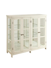 Sable 4-door Display Accent Cabinet White Half Price Furniture