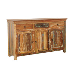 Henry 3-door Accent Cabinet Reclaimed Wood Half Price Furniture