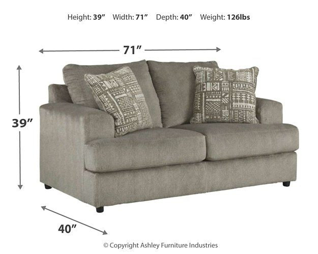 Soletren Loveseat - Half Price Furniture