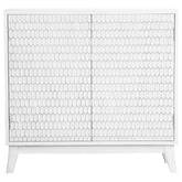 Gambon Rectangular 2-door Accent Cabinet White Half Price Furniture