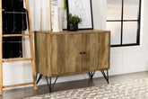 Eileen Rectangular 2-door Accent Cabinet Natural Half Price Furniture