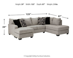 Megginson 2-Piece Sectional with Chaise - Half Price Furniture