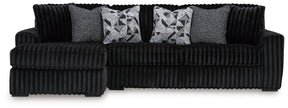 Midnight-Madness Sectional Sofa with Chaise Half Price Furniture