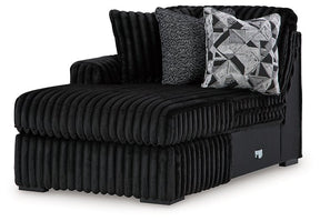 Midnight-Madness Sectional with Chaise - Half Price Furniture