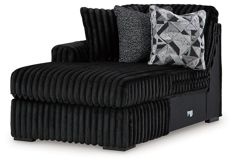 Midnight-Madness Sectional Sofa with Chaise - Half Price Furniture