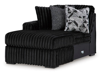 Midnight-Madness Sectional with Chaise - Half Price Furniture