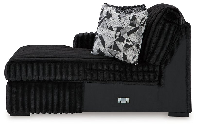 Midnight-Madness Sectional Sofa with Chaise - Half Price Furniture