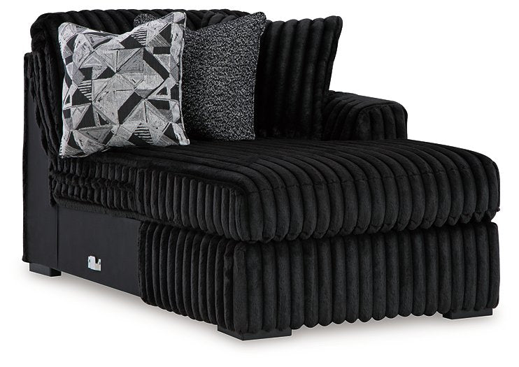 Midnight-Madness Sectional Sofa with Chaise - Half Price Furniture