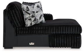 Midnight-Madness Sectional Sofa with Chaise - Half Price Furniture