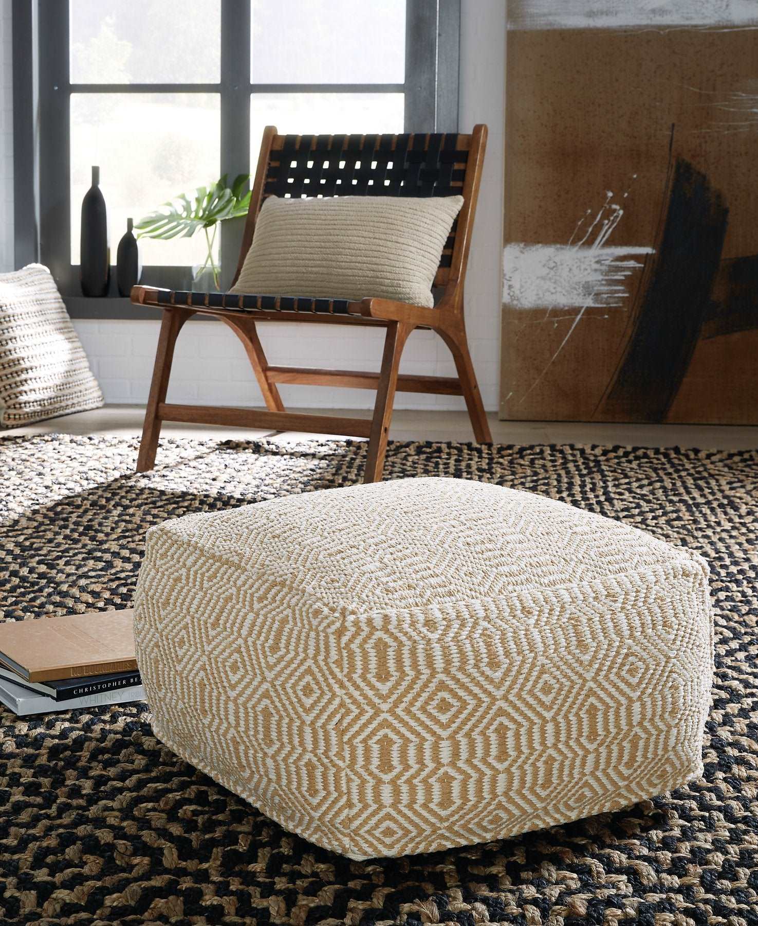 Adamont Pouf - Half Price Furniture