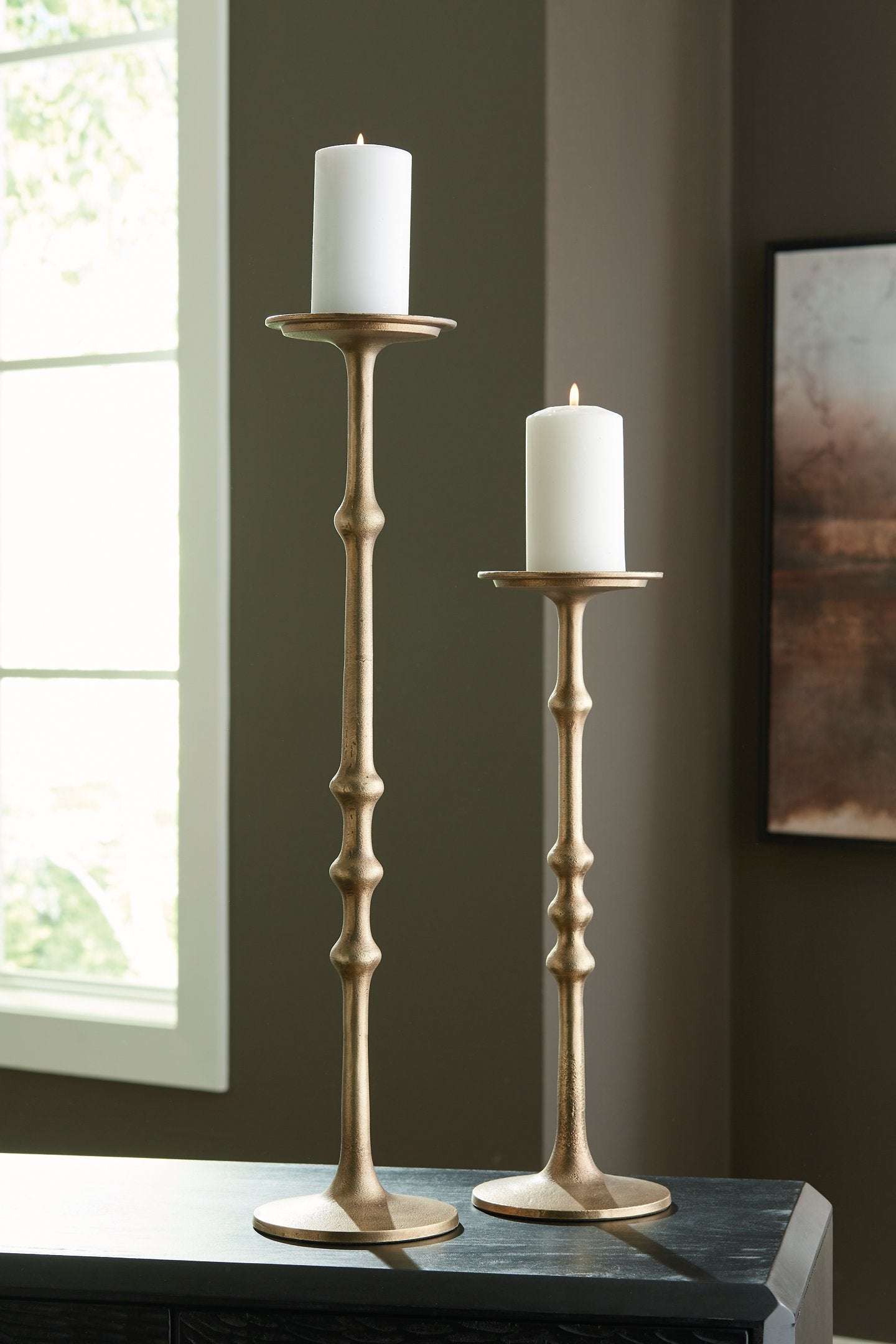 Larwick Candle Holder (Set of 2) - Half Price Furniture