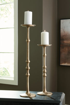 Larwick Candle Holder (Set of 2) - Half Price Furniture