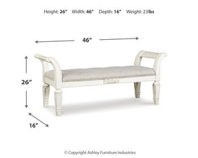 Realyn Accent Bench - Half Price Furniture