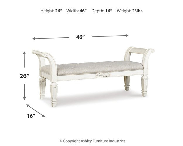 Realyn Accent Bench - Half Price Furniture