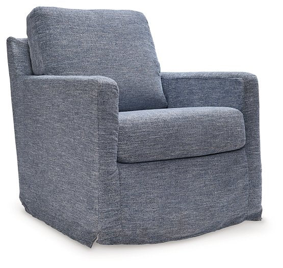 Nenana Next-Gen Nuvella Swivel Glider Accent Chair - Half Price Furniture