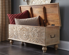 Fossil Ridge Storage Bench - Half Price Furniture