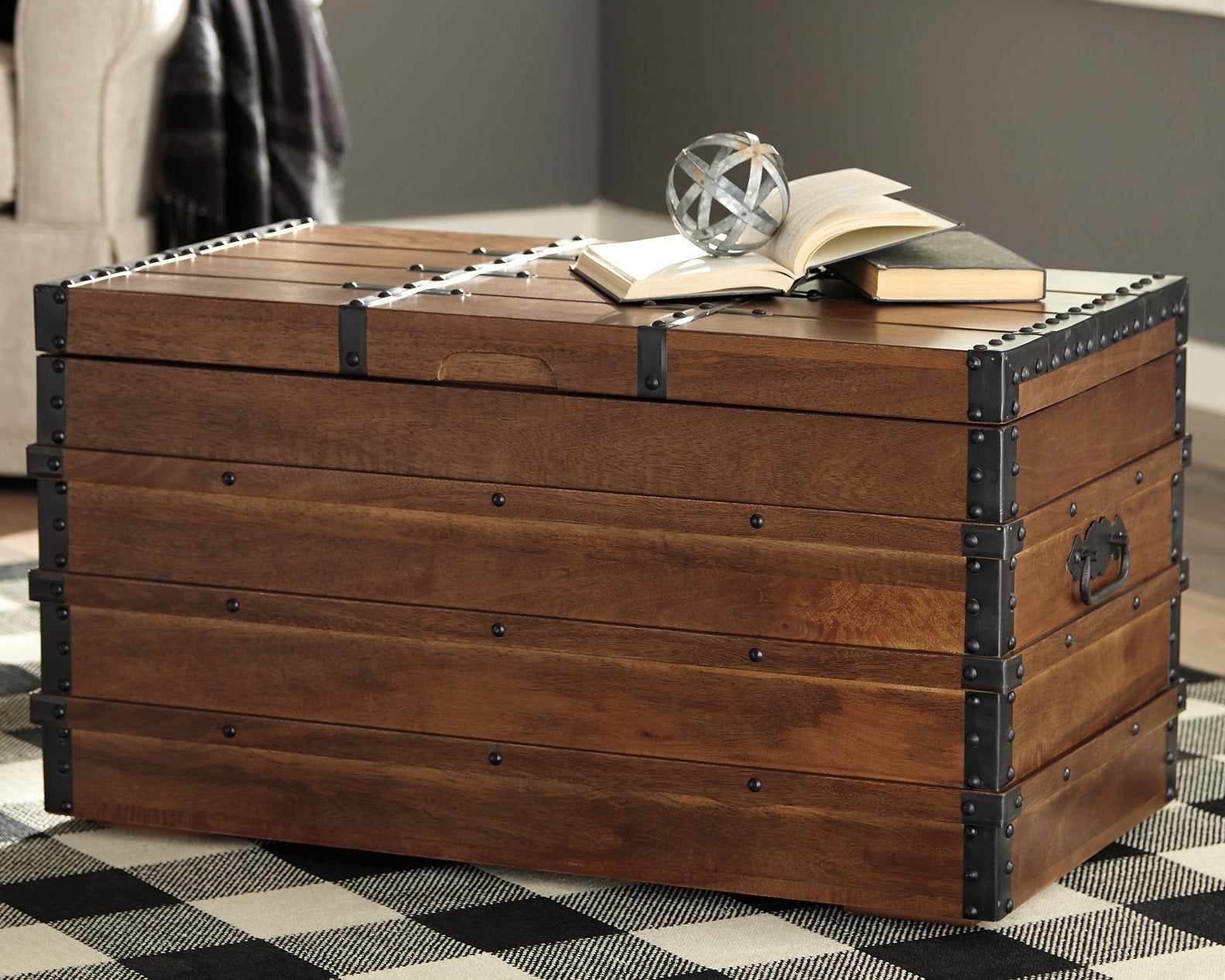 Kettleby Storage Trunk - Half Price Furniture