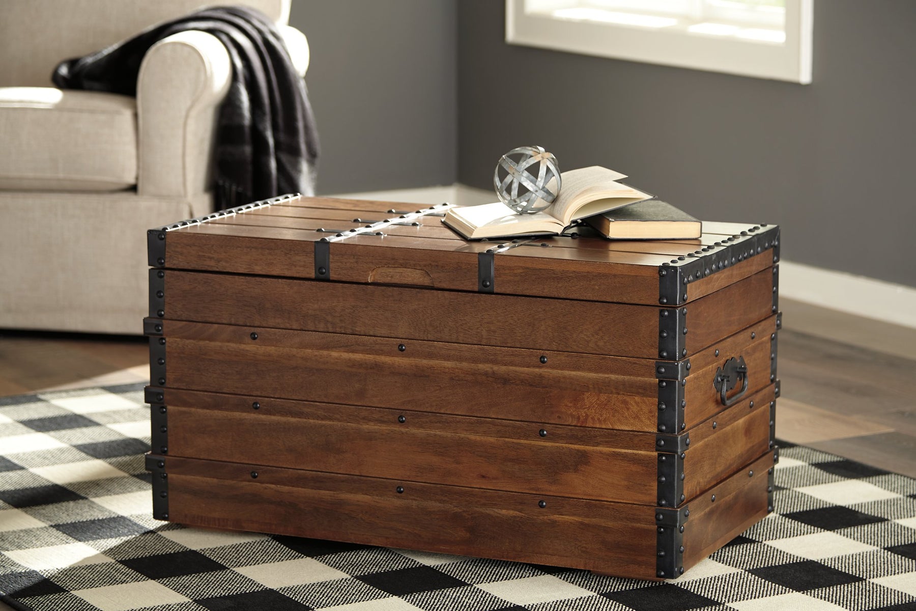 Kettleby Storage Trunk - Half Price Furniture