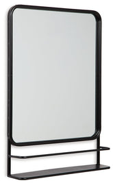 Ebba 22" x 31" Accent Mirror Half Price Furniture