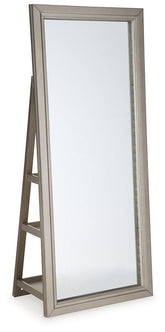 Evesen Floor Standing Mirror with Storage Half Price Furniture