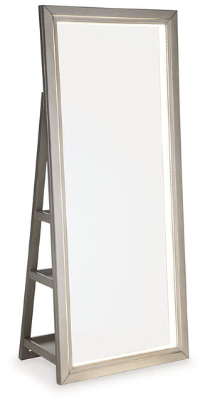 Evesen Floor Standing Mirror with Storage - Half Price Furniture