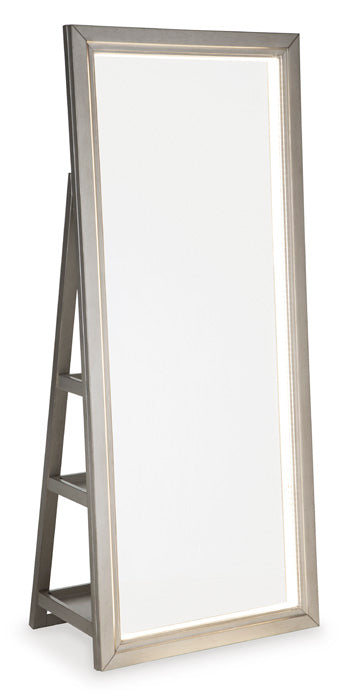 Evesen Floor Standing Mirror with Storage - Half Price Furniture