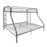 Tritan Silver Bunk Bed (Twin/Full) Half Price Furniture