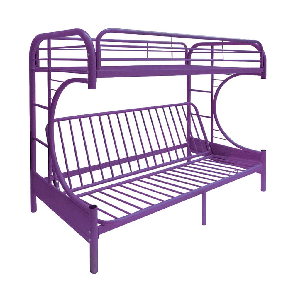 Eclipse Purple Bunk Bed (Twin/Full/Futon)  Half Price Furniture