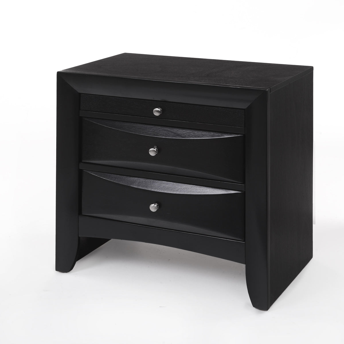 Ireland Black Nightstand Half Price Furniture