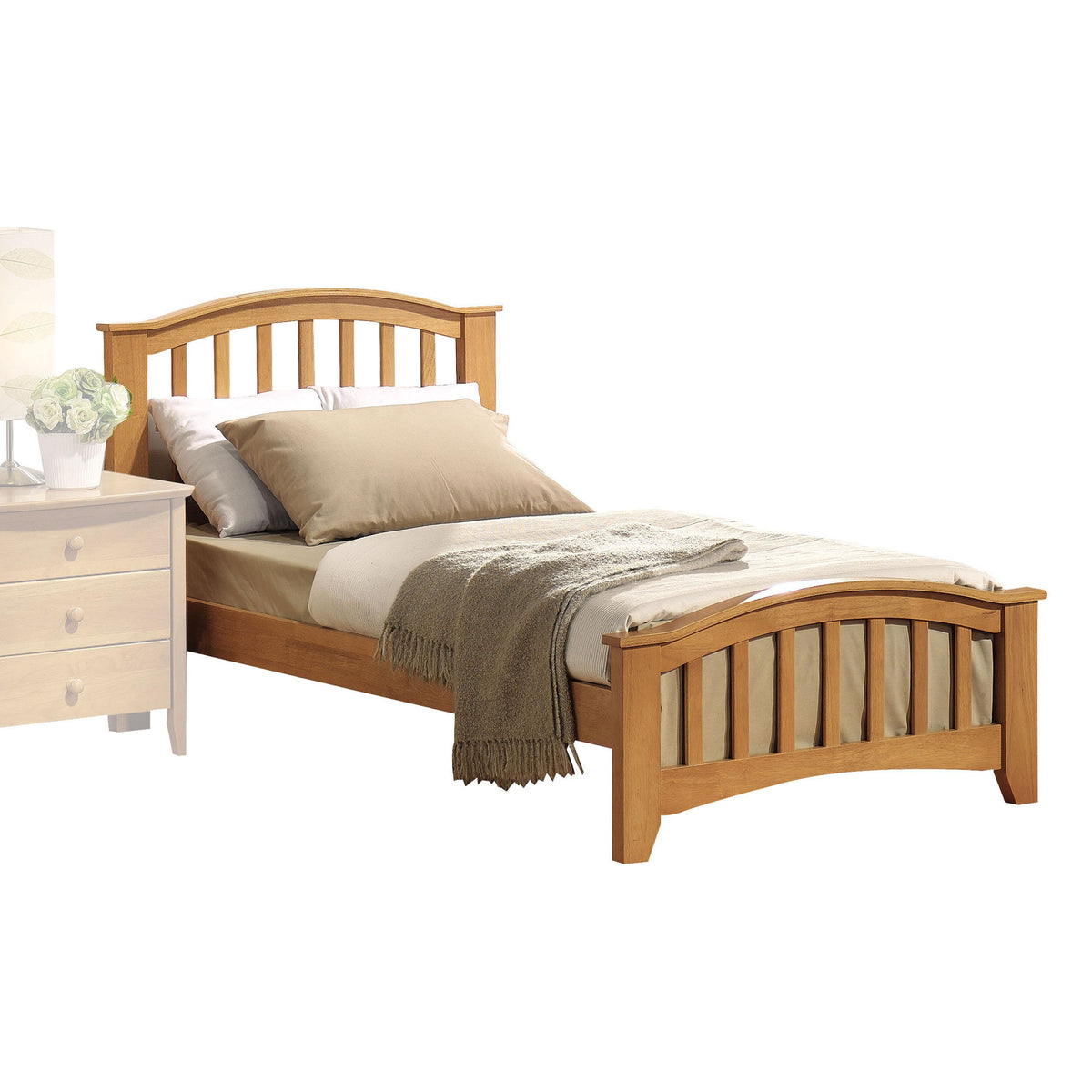 San Marino Maple Twin Bed Half Price Furniture