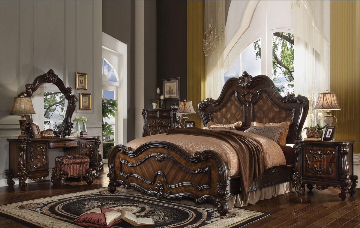 Versailles Cherry Oak California King Bed Half Price Furniture