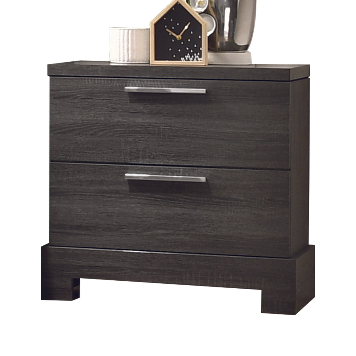 Lantha Gray Oak Nightstand  Half Price Furniture