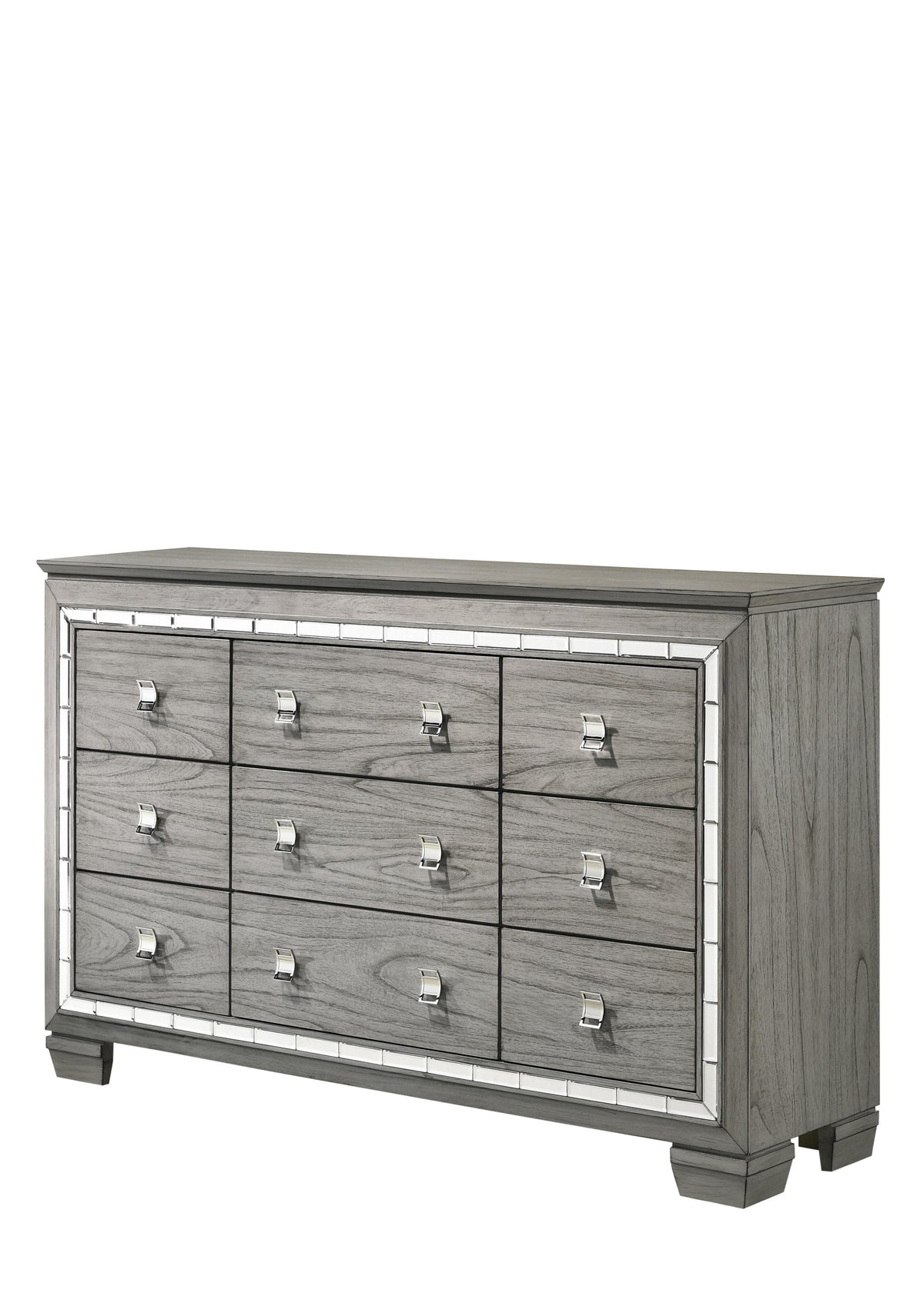 Antares Light Gray Oak Dresser  Half Price Furniture