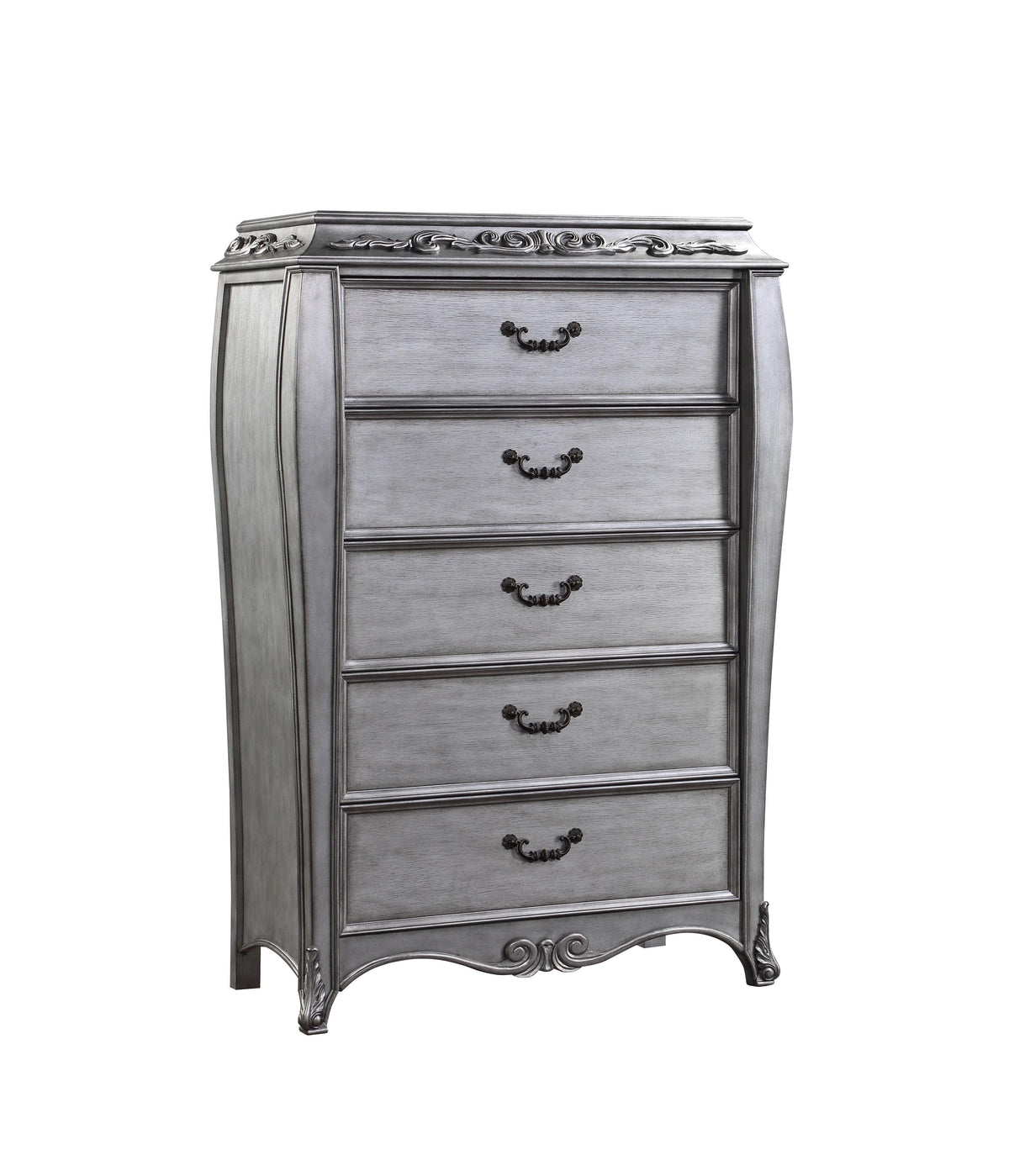 Leonora Vintage Platinum Chest  Half Price Furniture