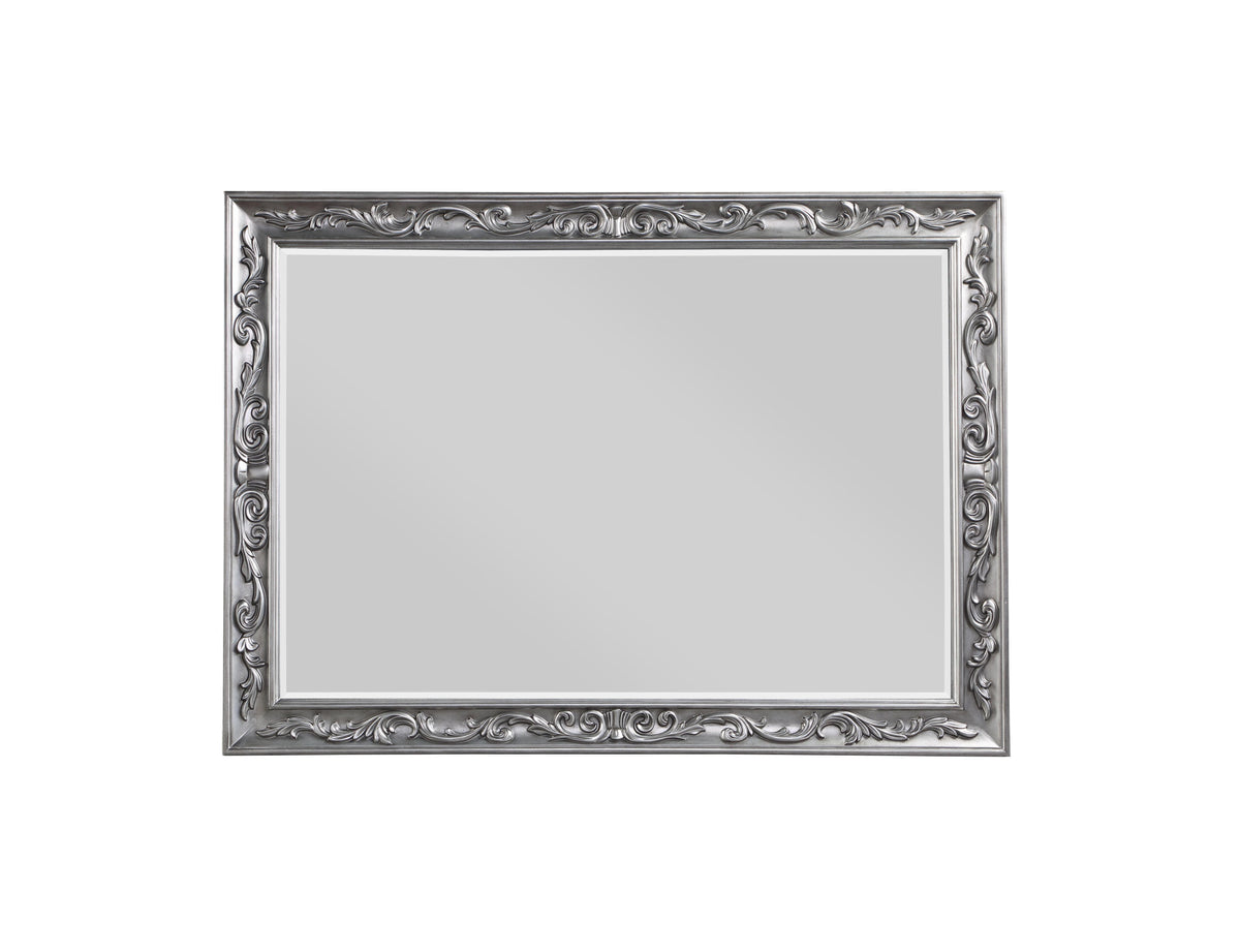 Leonora Vintage Platinum Mirror  Half Price Furniture