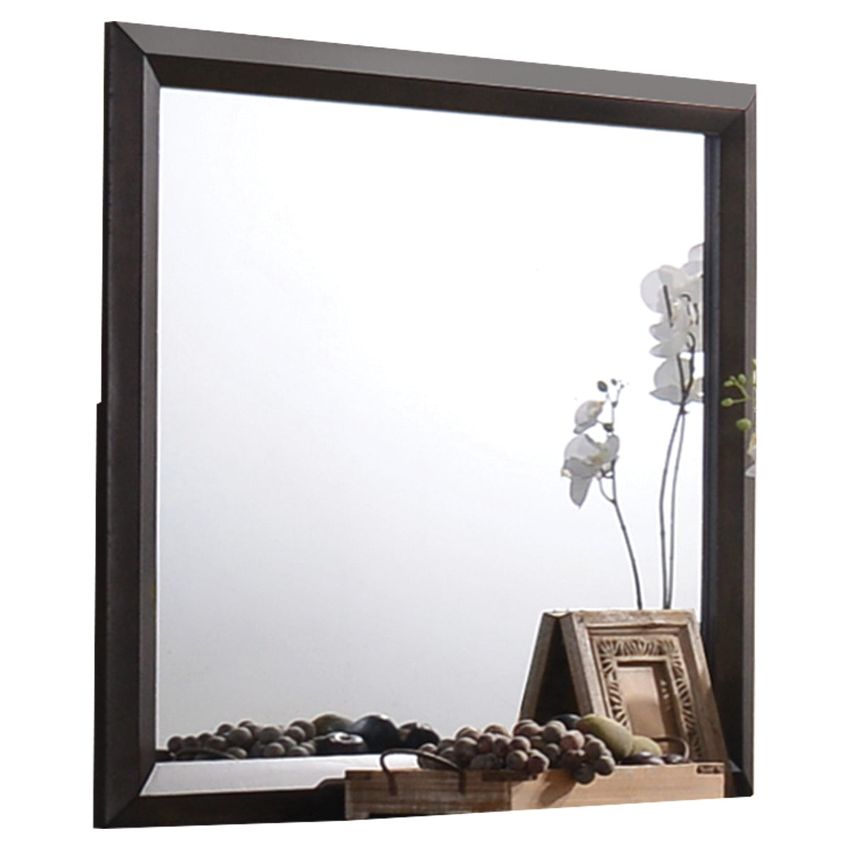 Merveille Espresso Mirror  Half Price Furniture