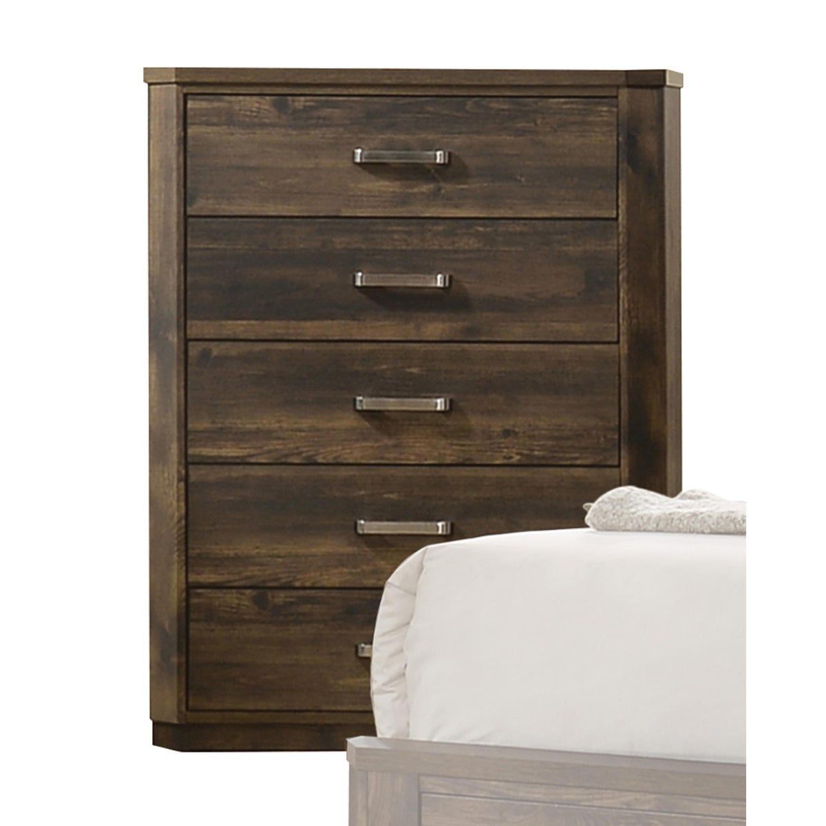 Elettra Rustic Walnut Chest  Half Price Furniture