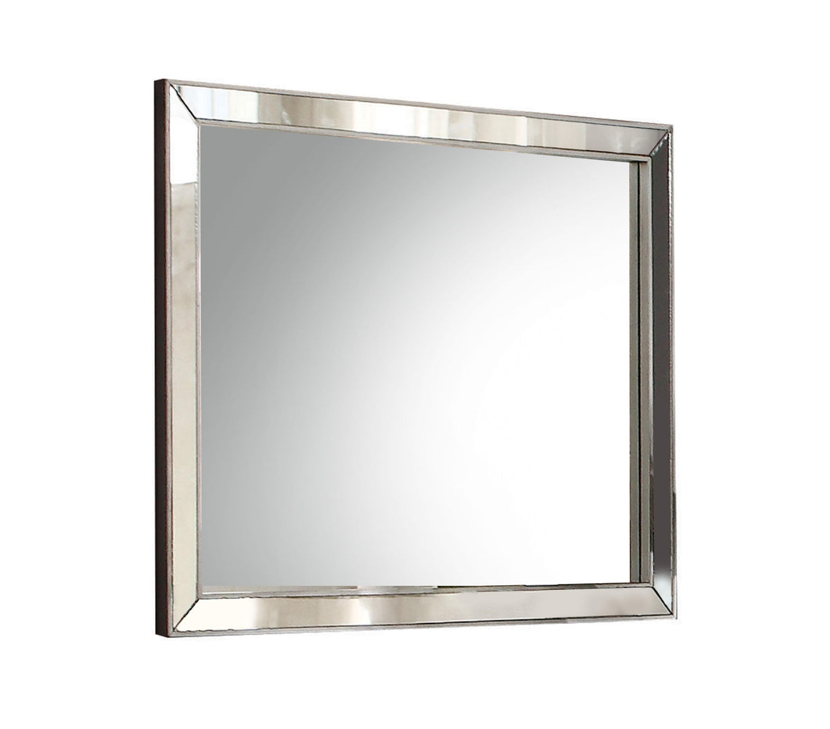 Voeville II Platinum Mirror  Half Price Furniture