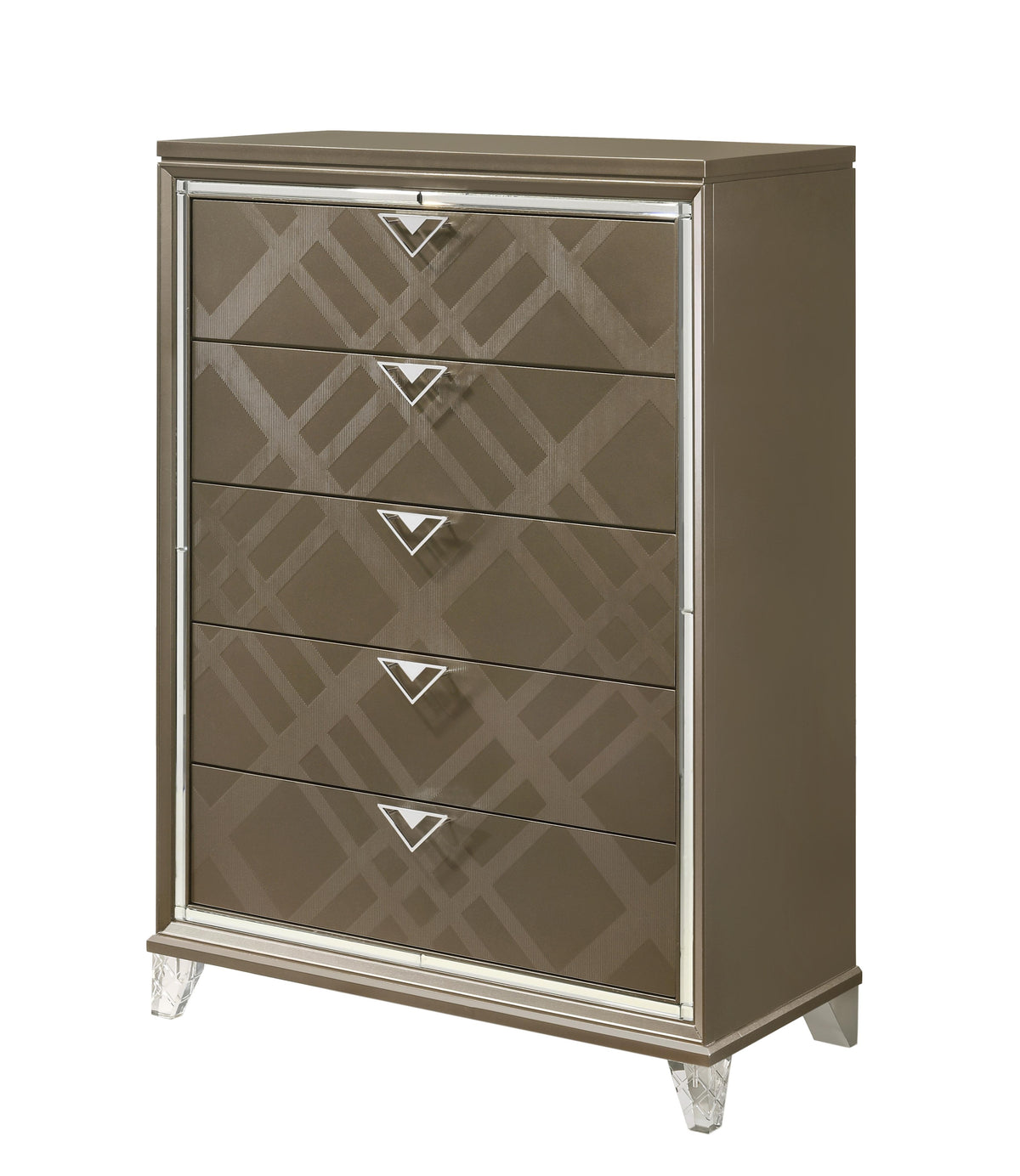 Skylar Dark Champagne Chest Half Price Furniture