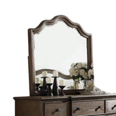 Baudouin Weathered Oak Mirror Half Price Furniture