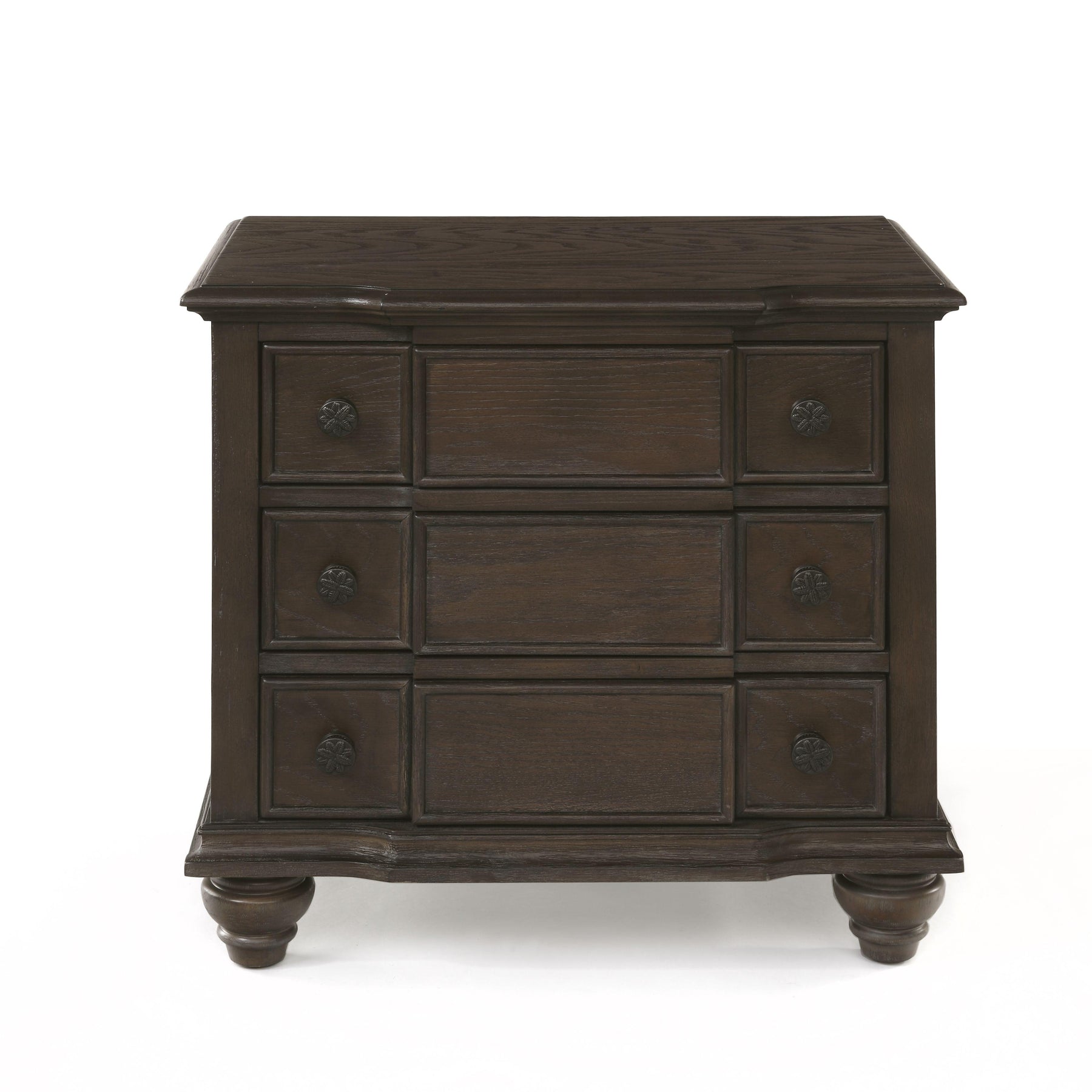 Baudouin Weathered Oak Nightstand Half Price Furniture