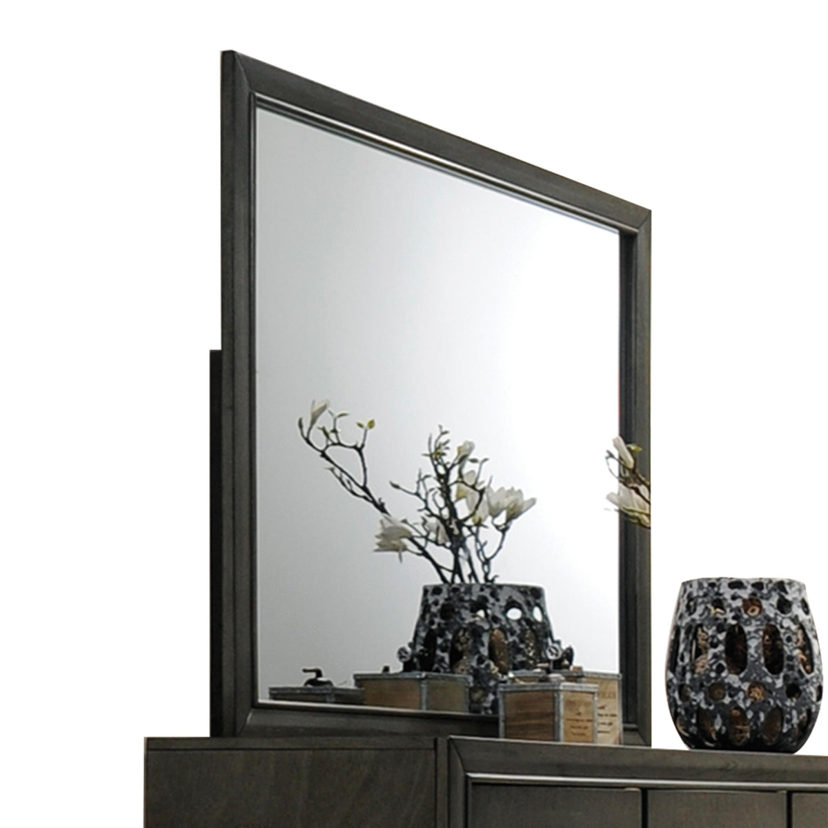 Carine II Gray Mirror  Half Price Furniture