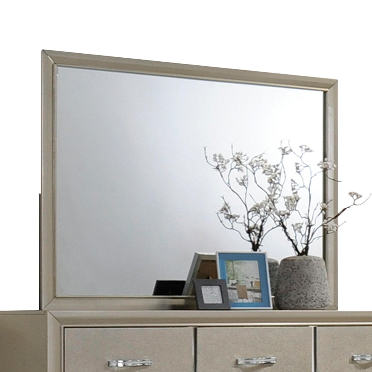 Carine Champagne Mirror  Half Price Furniture