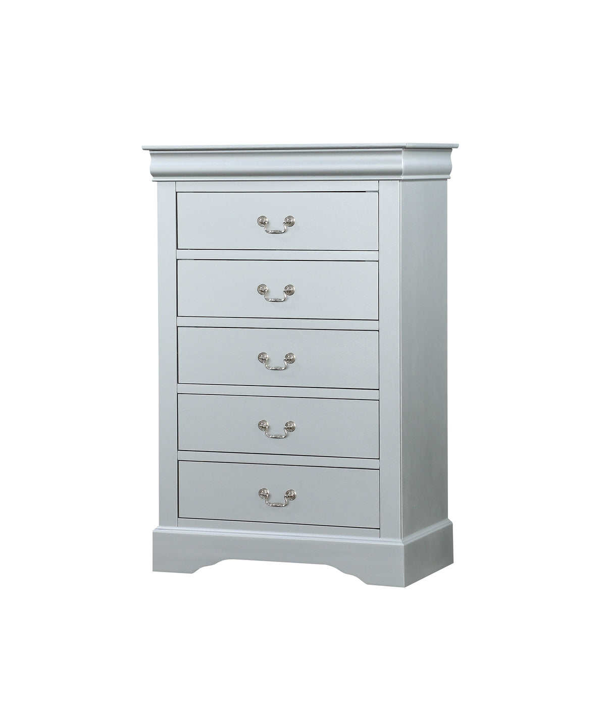 Louis Philippe III Platinum Chest Half Price Furniture