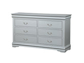 Louis Philippe Platinum Dresser Half Price Furniture